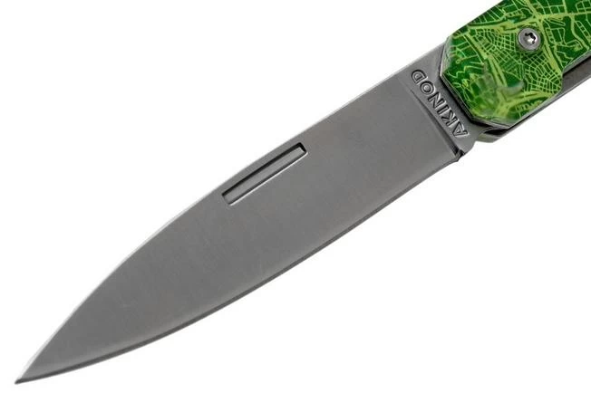 Akinod Utility Folding Knife 18H07 Downtown Green, Gentleman's Knife - Image 3