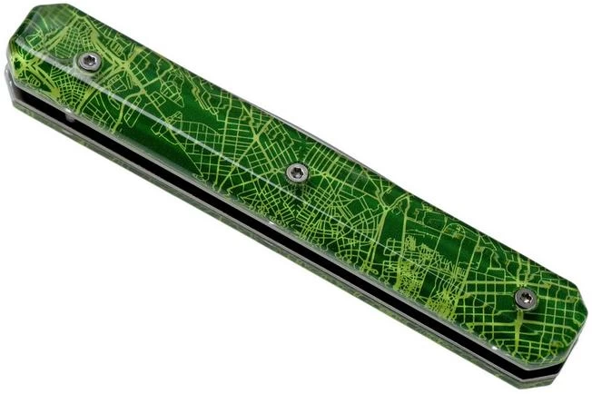 Akinod Utility Folding Knife 18H07 Downtown Green, Gentleman's Knife - Image 4