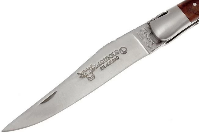 Laguiole En Aubrac 12cm Double Plates, Palissander Hand-filed, L0712LPI-FSB1 - Image 2