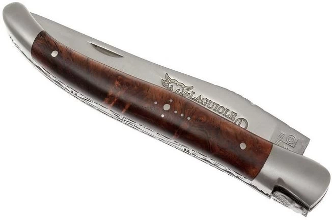 Laguiole En Aubrac 12cm Double Plates, Palissander Hand-filed, L0712LPI-FSB1 - Image 3