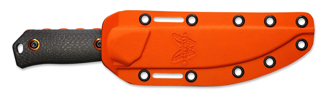 Benchmade Raghorn CPM-CruWear Steel, Carbon Fibre Handle Hunting Fixed Blade Knife, Boltaron Sheath - Image 2