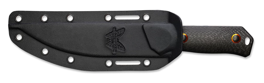 Benchmade Raghorn CPM-CruWear Steel, Carbon Fibre Handle Hunting Fixed Blade Knife, Boltaron Sheath - Image 3