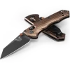 Benchmade Full Immunity Black CPM-M4 Steel Flat Dark Earth Aluminium Handle Folder Knife - 290BK-1