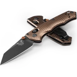 Benchmade Full Immunity Black CPM-M4 Steel Flat Dark Earth Aluminium Handle Folder Knife - 290BK-1