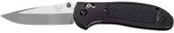 Benchmade Griptilian Satin CPM-S30V Steel Black Handle Folder Knife - 551-S30V