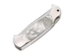 Boker Scout Mother Of Pearl, Bohler N690 Steel, Lockback Folder Knife 112005