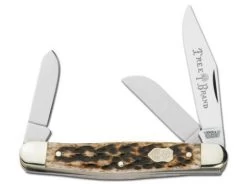 Boker Traditional Series Appaloosa Bone Large Stockman Folding Knife 117474AB