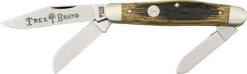 Boker Traditional Series German Beer Barrel Wood Large Stockman Folding Knife 117474BBL