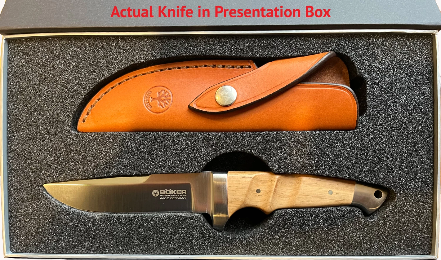 Boker Vollintegral 2.0 Rosewood Fixed Blade Hunting Knife 121585 - Image 5