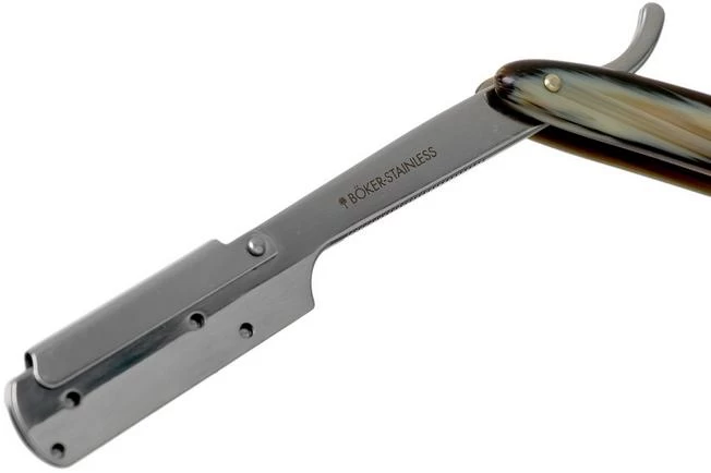 Böker Pro Barberette Artificial Horn 140908 Shavette - Image 3