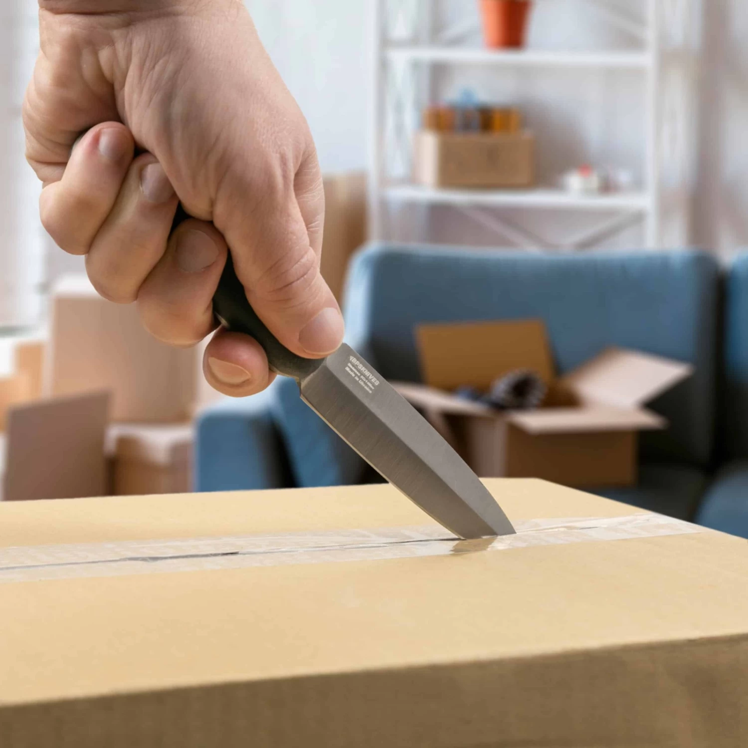 BPS Knives Citizen SSH EDC Fixed Blade Knife, ABS Sheath - Image 6