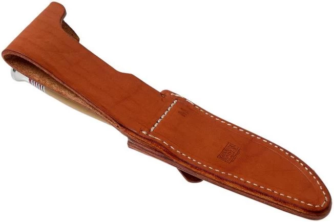 Bark River Michigan Hunter CPM Cru Wear Antique Ivory Micarta Hunting Knife - Image 7