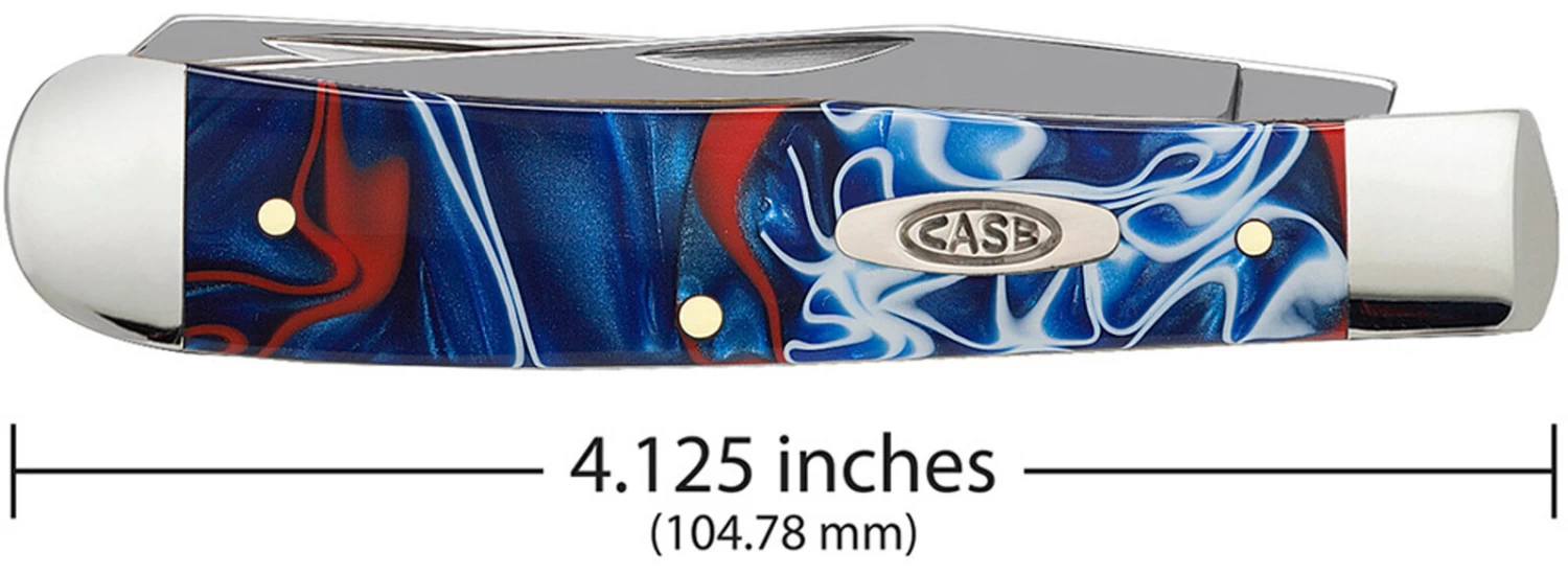 Case Patriotic Kirinite® (SS) Large Trapper Folder Knife #11200