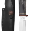 Case Buffalo Horn 4" Guthook Hunter Skinner Hunter Fixed Blade Knife With Sheath #17914