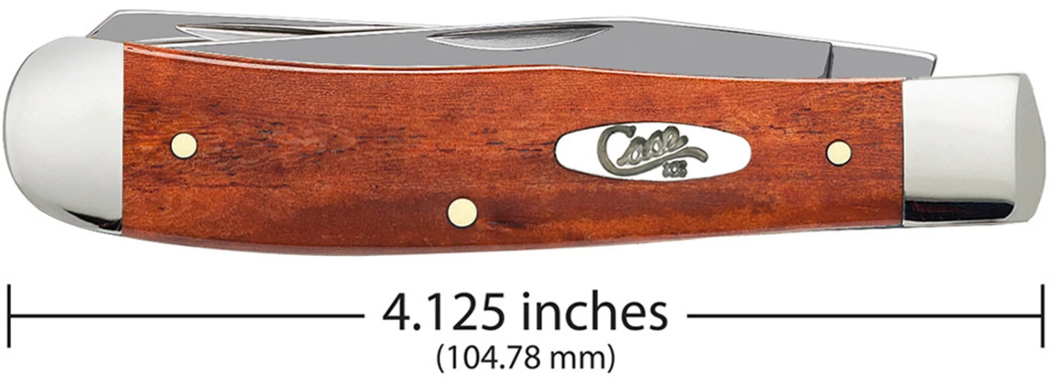 Case Smooth Chestnut Bone (SS) Large Trapper Folder Knife #28707