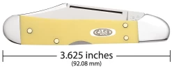 Case Yellow Synthetic (CV) Mini Copperlock Folder Knife #30116