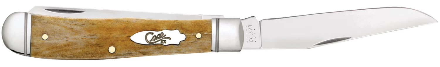 Case Smooth Antique Bone (SS) Large Trapper Folder Knife #58182 - Image 2