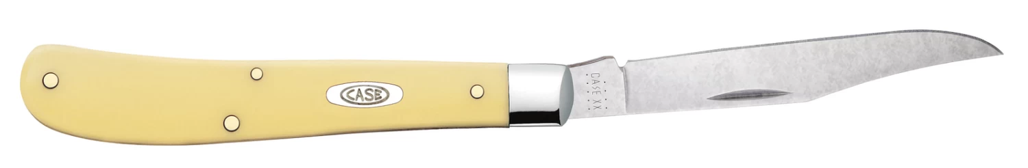 Case Yellow Synthetic (SS) Slimline Trapper Folder Knife #80031 - Image 3