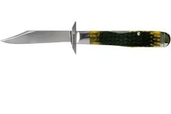 Case Cheetah Olive Green Bone, Russell Jig, 13285, 6111 1/2L SS Pocket Knife