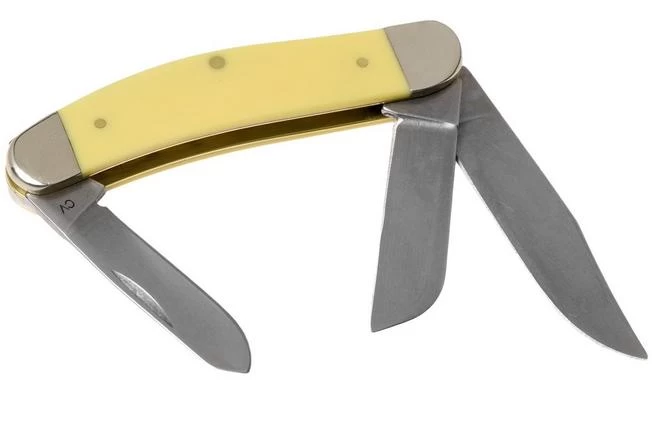 Case Medium Sowbelly Yellow Synthetic 30118, TB3339 CV Pocket Knife - Image 2