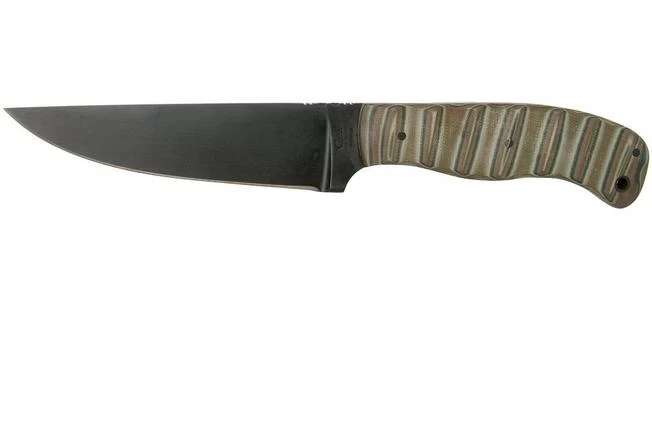 Case Winkler Skinner 43171 Kevin Holland, Sculpted Multi-Camo G10, Leather Sheath Hunting Knife