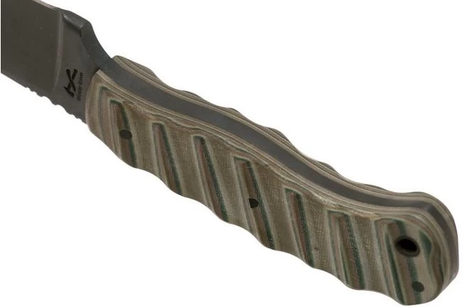 Case Winkler Skinner 43171 Kevin Holland, Sculpted Multi-Camo G10, Leather Sheath Hunting Knife - Image 4