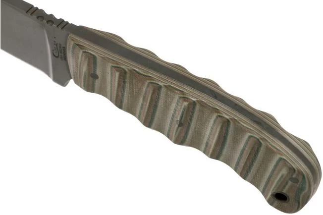 Case Winkler Skinner 43171 Kevin Holland, Sculpted Multi-Camo G10, Leather Sheath Hunting Knife - Image 5