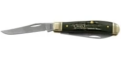 Case Mini Trapper Buffalo Horn 65093, S35VN Pocket Knife