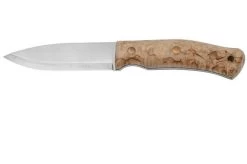 Casström No. 10 Swedish Forest Knife Curly Birch, K720 Scandi Grind 13124 Bushcraft Knife