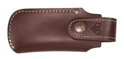 Cudeman MT-4 White Micarta Bohler N690CO Steel Survival Folding Blade Knife, Leather Sheath - 384-B