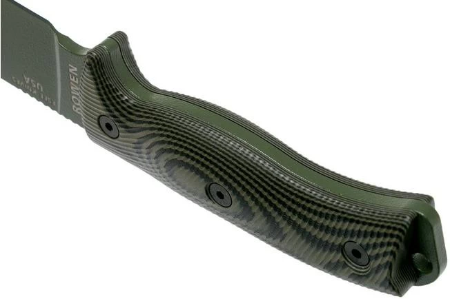 ESEE Model 6 OD Green Blade 3D OD Green-Black G10 Survival Knife 6POD-003 Black Sheath + Clip Plate - Image 4
