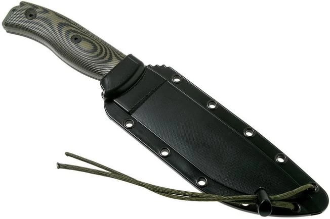 ESEE Model 6 OD Green Blade 3D OD Green-Black G10 Survival Knife 6POD-003 Black Sheath + Clip Plate - Image 6