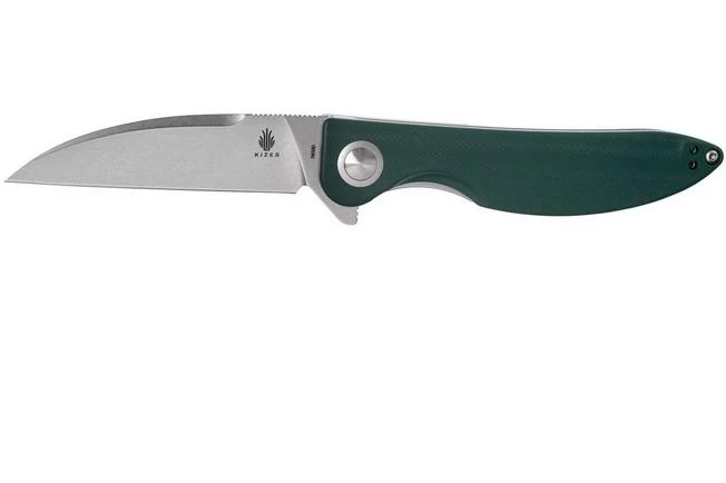 Kizer Vanguard Sway Back, G10, N690 V3566N5, Pocket Knife Swaggs Design