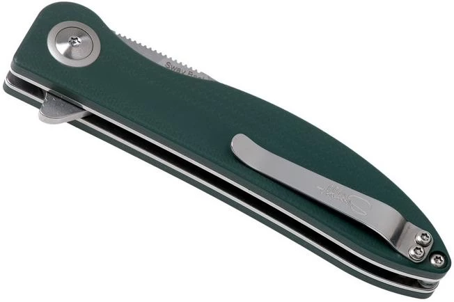 Kizer Vanguard Sway Back, G10, N690 V3566N5, Pocket Knife Swaggs Design - Image 4