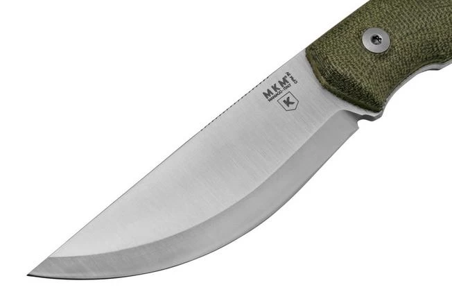 MKM Normar CPM 3V Green Micarta, Knivesandtools Exclusive, Bushcraft Knife - Image 3