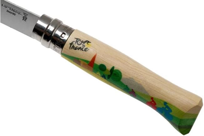 Opinel No 08 Tour De France 2020 Printed 2397, Stainless Steel, Pocket Knife - Image 7