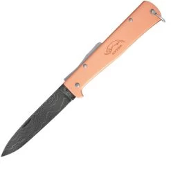 Otter Mercator Copper Handle Damascus Steel Pocket Knife