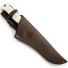 Puma SGB Buffalo Hunter Smooth White Bone Fixed Blade Knife, Leather Sheath - 6817200T