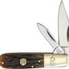 Rough Ryder Barlow Brown Stag Bone Handle Folding Knife RR1806