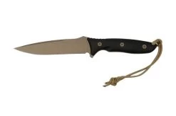 Spartan Blades Moros SB53DEBKNLBK Flat Dark Earth, Black Micarta, Molle-Black Sheath, Survival Knife